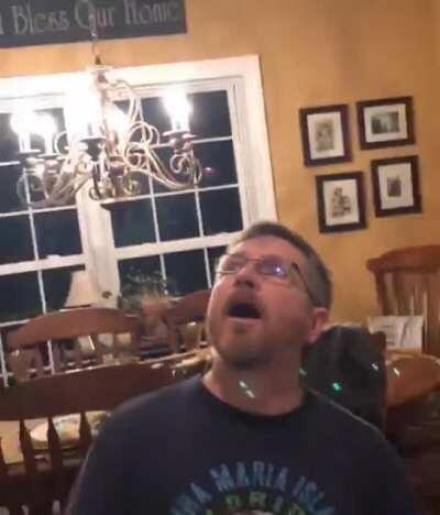 The face of pure joy.