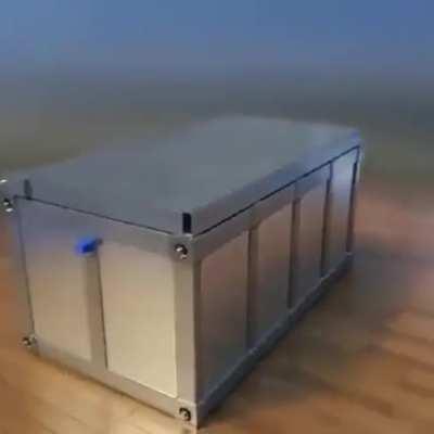 These beds designs could help survive Earthquake, they keeps you safe until the rescue team finds you