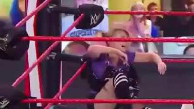 Alexa Bliss Gets Dominated By Asuka And Hit With An RKO From Randy Orton.