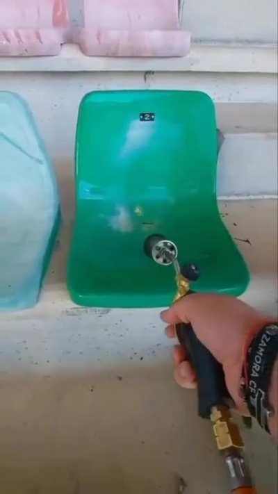 By heating the plastic, you can bring oil from inside the plastic to the surface, making it look like new again!