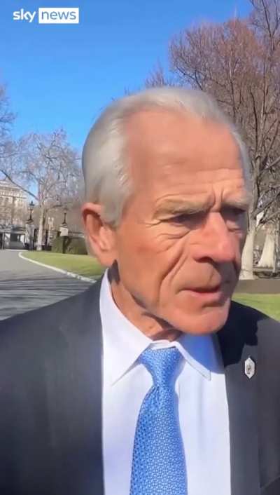 Trump's Trade Adviser Clashes with Reporter Over Tariff Questions: 'Stop That Crap’