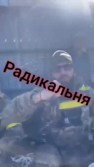 Ukrainian, Azerbaijani, Georgian fighters in liberated Kherson