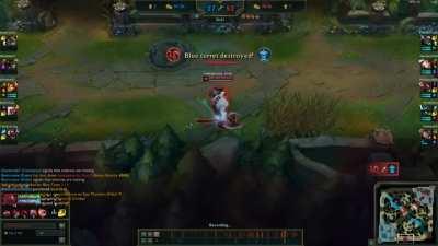 Twitch adc doesn't get to play the game