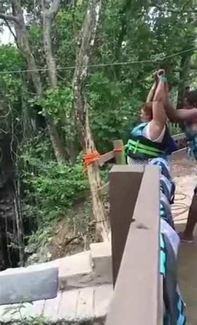 To zip line