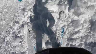 Terrifying avalanche and rescue - stay safe everyone!