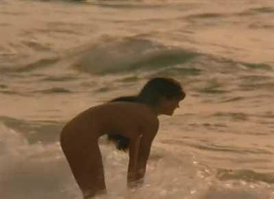 Phoebe Cates at the Beach