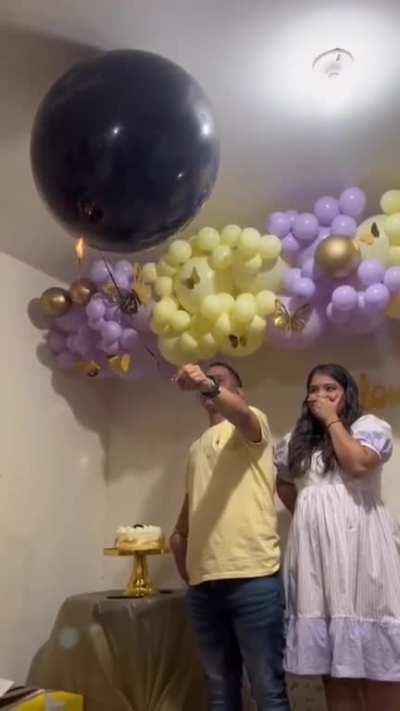 WCGW doing a gender reveal balloon?