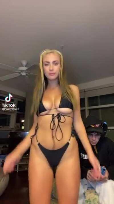 She’s just showing off