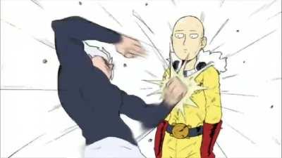 Strongest hero hunter vs. Weakest caped baldy