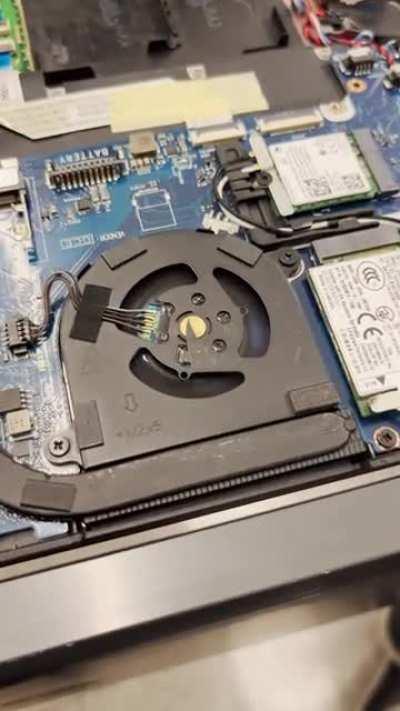 When you try to start your laptop but it’s freezing outside