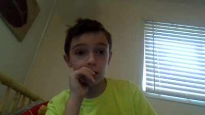 I was eat banana bread in my kitchen, so I put on a song called Jealous by Labyrinth and it was hi note when I heard a girl singing with me, i'm freaking out bro WTF!