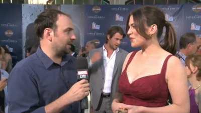 Hayley at premiere (2011)