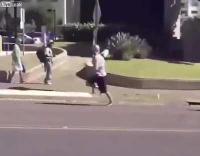 To run from the police