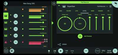 Finally i got solution for ADSR attack and release problem.. when you make the attack and release to be long,, and then you make chords, so it sounds like a fast attack instead of slow attack. The solution : you have to separate every 1 chord of 4 bars lo