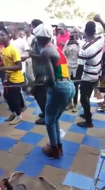 Enjoying some Reggae music