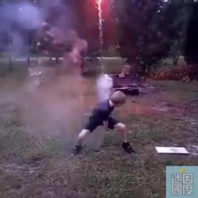 HMJB while I aim a play with this firecracker