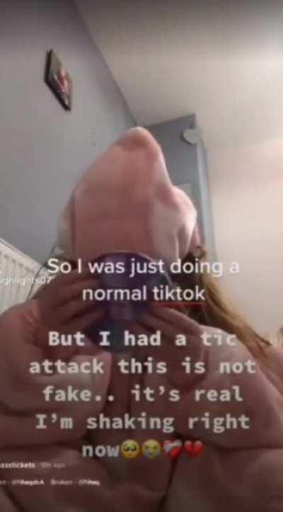 this is not fake it's real I'm shaking right now