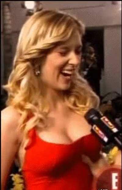 Scarlett Johansson loves showing off