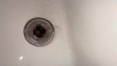 Surface tension of water droplets causes cool refraction. OC