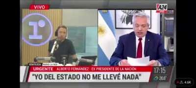 DECLARÓ ALBERTO FERNANDEZ 
