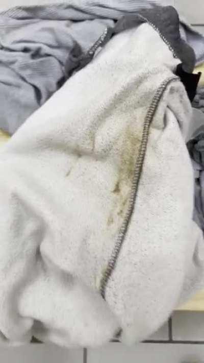 I work at a gym and have to clear the lockers out at night. Someone was kind enough to leave this behind and not throw it out.