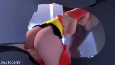 Elastigirl stuck sex - The Incredibles