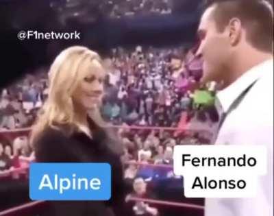 First Riccardio and now Alonso