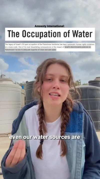 When your lands water is controlled by an occupying force