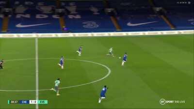 Christensen excellent 1v1 tackle on Richarlison 39'