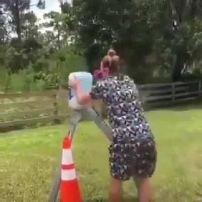 I'm sending a cone to the moon