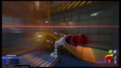 The laser waited for me...