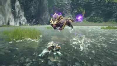 New Magnamalo clip from the Japanese Twitter.