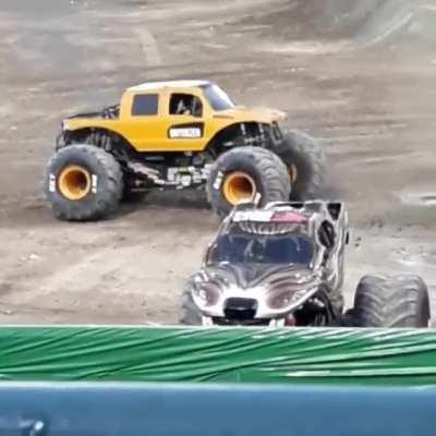 The engine, the suspension, the crowd