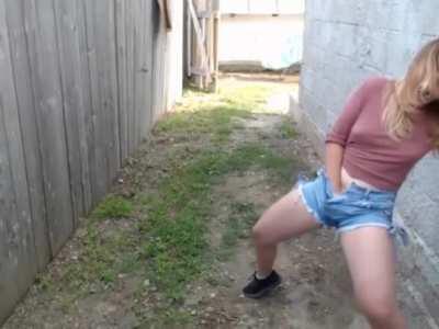 Fingering And Squirting In Her Pants!