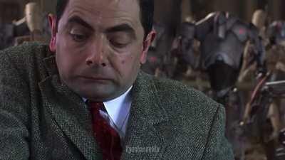 Mr. Bean meets General Grievous