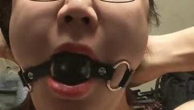 Another [f]un hidden gag request, this time with my panties in my mouth!~ [OC]