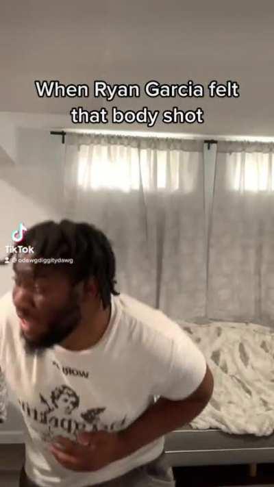 When Ryan Garcia felt that body shot😂😂