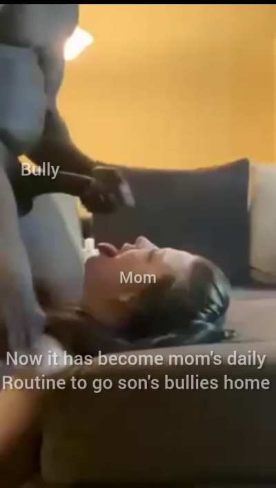 Now I'm also gonna unload my cum on cumslut mom's face
