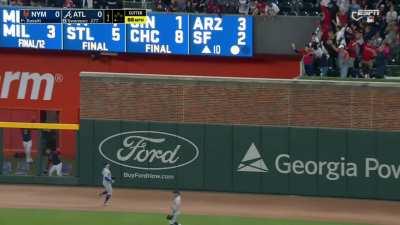 [Highlight] Dansby puts the Braves up 1-0 with a solo homer