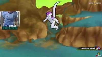 Depois de ver o renan sofrendo nesse jogo, Pensei bem q alguem q doa pra krl na live podia doar pro luan tentar zerar o dbz infinite world no hard