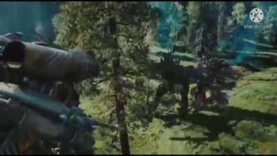 Bayverse forest Scene but I made it into a shitpost