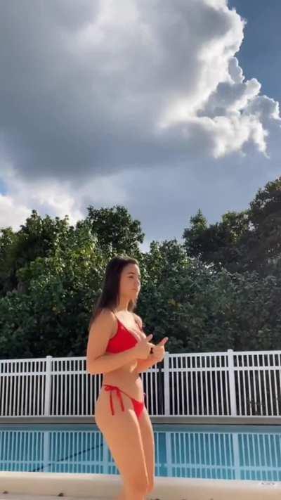 Sofia Gomez Red Bikini Comp. 