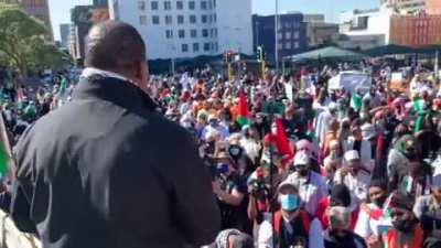 Nelson Mandela's grandson rallies South Africans in solidarity with Palestinians: 