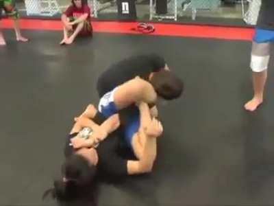 Tapped him out multiple times - Male vs Female