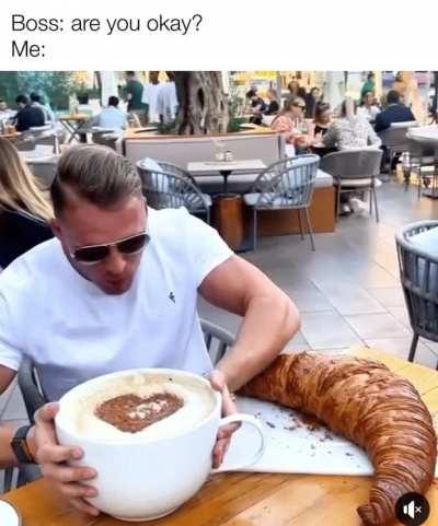 This will be my only meal today