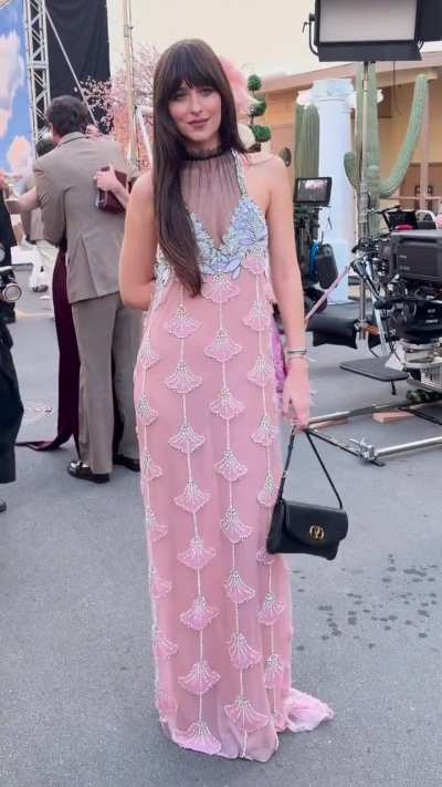 Dakota and Demi Lovato have arrived at the Paramount Pictures Studio Lot in Los Angeles for Vogue World: Hollywood - IG October 2025