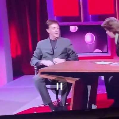 Why did Paul McCartney do that with his hands? 