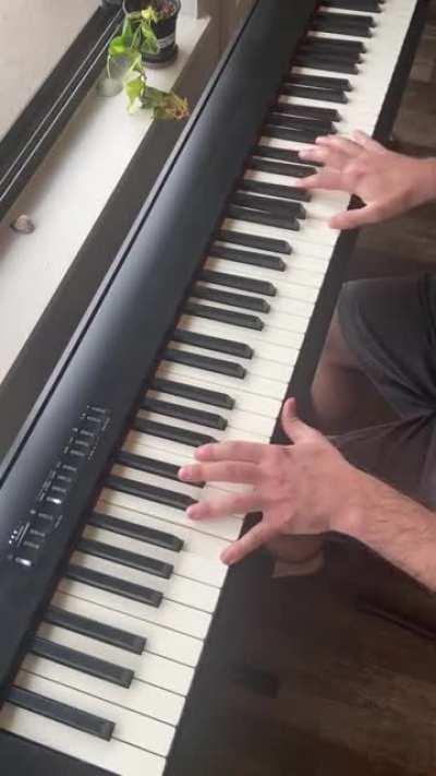 Evil Morty’s theme piano cover. Arrangement and inspiration by ThePandaTooth, link in comments