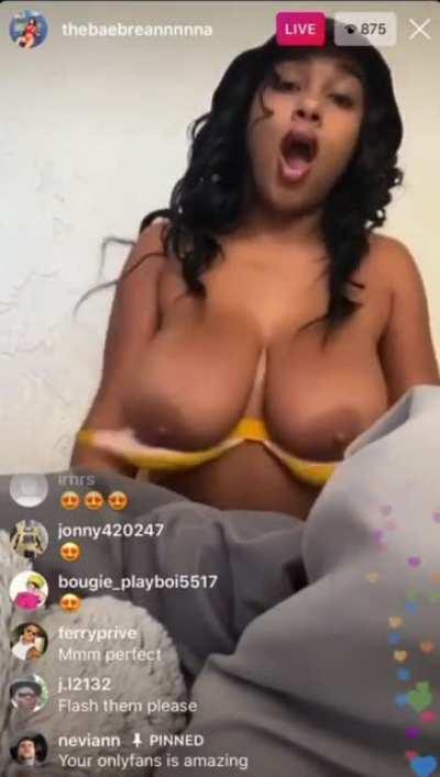 Bri huge ass tittys like hot damn.🥵💦
