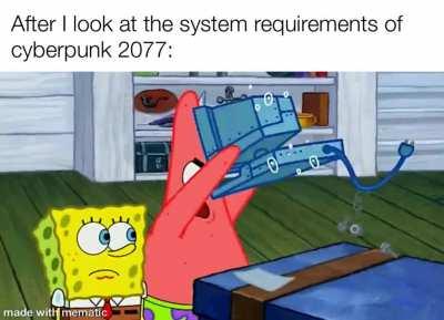 I can’t play that game cause i’m using a toaster